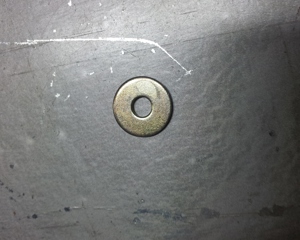 Smooth washer 5/32" zinc ASME A-994